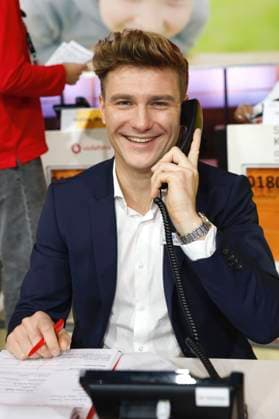 Friedrich Dieckmann beim 30. RTL-Spendenmarathon 2025 im Studio 8 der EMG Studios. Hürth, 21.11.2025
