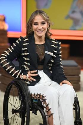 Kristina VOGEL, ehem. Bahnradfahrerin,Portraet, Porträt, Portrait, Angeschnittenes Einzelbild, Einzelmotiv, 30. RTL Spendenmarathon Wir helfen Kindern , Fernsehen, 20.-21.11.2025 in Huerth, Deutschland,