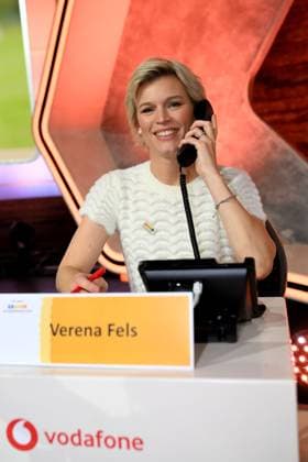 30. RTL-Spendenmarathon 2025 am 21.11.2025 im EMG Studio 8 in Hürth Verena Fels beim 30. RTL-Spendenmarathon 2025 am 21.11.2025 im EMG Studio 8 in Hürth.