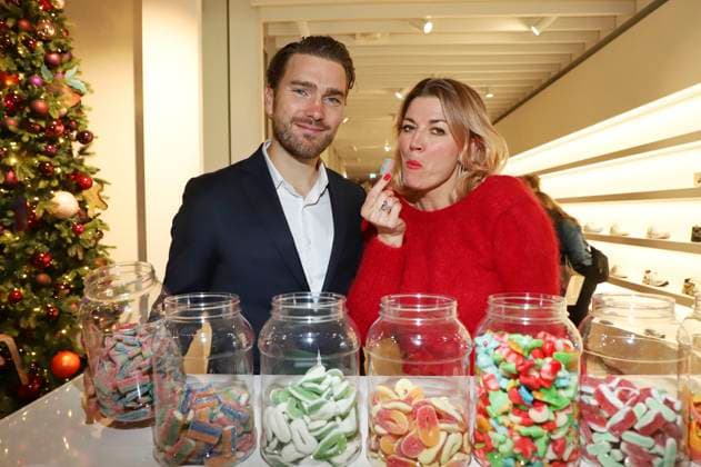 Nina Bott mit Partner Benjamin Baarz bei der 15. Alsterhaus Christmas Shopping Night 2025 im Alsterhaus. Hamburg, 20.11.2025