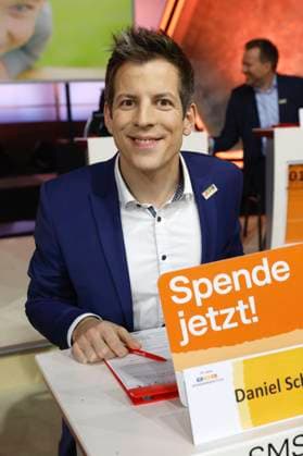 Daniel Schüler beim 30. RTL-Spendenmarathon 2025 im Studio 8 der EMG Studios. Hürth, 21.11.2025