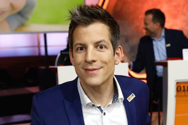 Daniel Schüler beim 30. RTL-Spendenmarathon 2025 im Studio 8 der EMG Studios. Hürth, 21.11.2025