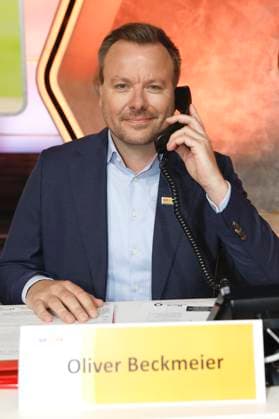 Oliver Beckmeier beim 30. RTL-Spendenmarathon 2025 im Studio 8 der EMG Studios. Hürth, 21.11.2025