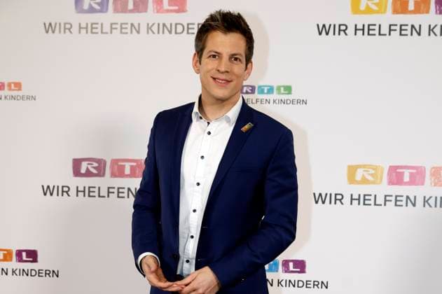 Daniel Schüler beim 30. RTL-Spendenmarathon 2025 im Studio 8 der EMG Studios. Hürth, 21.11.2025