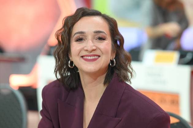 Daria SEMKOV, Moderatorin Portraet, Porträt, Portrait, Angeschnittenes Einzelbild, Einzelmotiv, 30. RTL Spendenmarathon Wir helfen Kindern , Fernsehen, 20.-21.11.2025 in Huerth, Deutschland,
