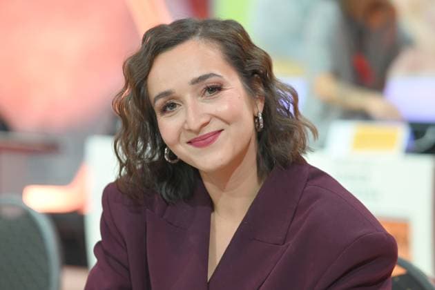 Daria SEMKOV, Moderatorin Portraet, Porträt, Portrait, Angeschnittenes Einzelbild, Einzelmotiv, 30. RTL Spendenmarathon Wir helfen Kindern , Fernsehen, 20.-21.11.2025 in Huerth, Deutschland,