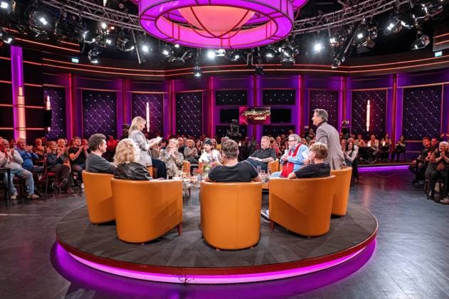 MDR - Riverboat. Aufzeichnung der MDR - Talkshow Riverboat am 21.11.2025 in der Mediacity Leipzig. 20251121ADO0022