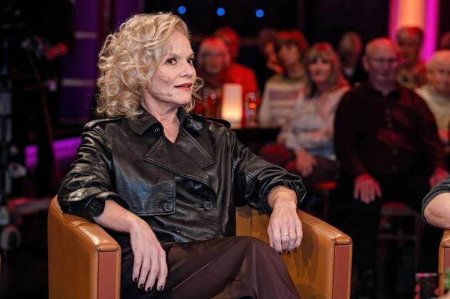 MDR - Riverboat. Sängerin und Moderatorin Ina Müller anläßlich der Aufzeichnung der MDR - Talkshow Riverboat am 21.11.2025 in der Mediacity Leipzig. 20251121ADO0086