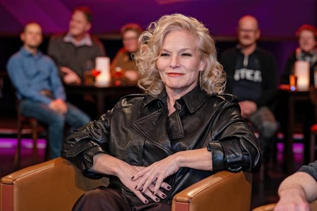 MDR - Riverboat. Sängerin und Moderatorin Ina Müller anläßlich der Aufzeichnung der MDR - Talkshow Riverboat am 21.11.2025 in der Mediacity Leipzig. 20251121ADO0099