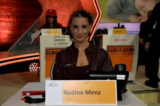 30. RTL-Spendenmarathon 2025 am 21.11.2025 im EMG Studio 8 in Hürth Nadine Menz beim 30. RTL-Spendenmarathon 2025 am 21.11.2025 im EMG Studio 8 in Hürth.