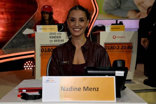 30. RTL-Spendenmarathon 2025 am 21.11.2025 im EMG Studio 8 in Hürth Nadine Menz beim 30. RTL-Spendenmarathon 2025 am 21.11.2025 im EMG Studio 8 in Hürth.