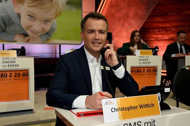 30. RTL-Spendenmarathon 2025 am 21.11.2025 im EMG Studio 8 in Hürth Christopher Wittich beim 30. RTL-Spendenmarathon 2025 am 21.11.2025 im EMG Studio 8 in Hürth.