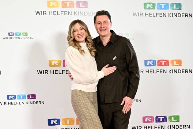 30. RTL-Spendenmarathon 2025 am 21.11.2025 im EMG Studio 8 in Hürth Lisa Walser, links und Henry Walser beim 30. RTL-Spendenmarathon 2025 am 21.11.2025 im EMG Studio 8 in Hürth.