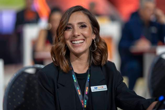 Moderatorin Vanessa Civiello beim 30. RTL-Spendenmarathon 2025 im Studio 8 der EMG Studios in Hürth, 21.11.2025 30th RTL Charity Marathon 2025 in Studio 8 of the EMG Studios in Hürth Copyright: HMBxMedia MarcoxBader