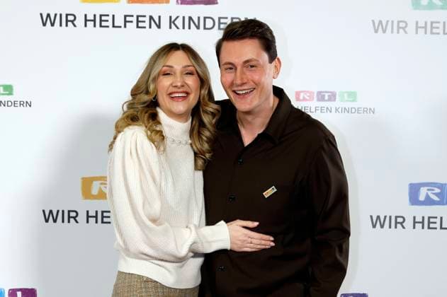 Lisa Walser und Henry Walser beim 30. RTL-Spendenmarathon 2025 im Studio 8 der EMG Studios. Hürth, 21.11.2025