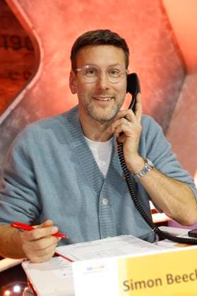 Simon Beeck beim 30. RTL-Spendenmarathon 2025 im Studio 8 der EMG Studios. Hürth, 21.11.2025