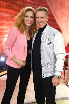 Sonya Kraus und Jürgen Milski beim 30. RTL-Spendenmarathon 2025 im Studio 8 der EMG Studios. Hürth, 21.11.2025