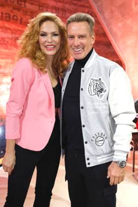Sonya Kraus und Jürgen Milski beim 30. RTL-Spendenmarathon 2025 im Studio 8 der EMG Studios. Hürth, 21.11.2025