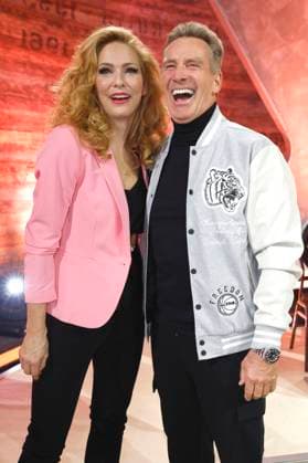 Sonya Kraus und Jürgen Milski beim 30. RTL-Spendenmarathon 2025 im Studio 8 der EMG Studios. Hürth, 21.11.2025