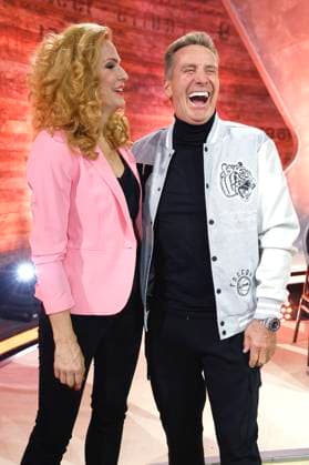 Sonya Kraus und Jürgen Milski beim 30. RTL-Spendenmarathon 2025 im Studio 8 der EMG Studios. Hürth, 21.11.2025
