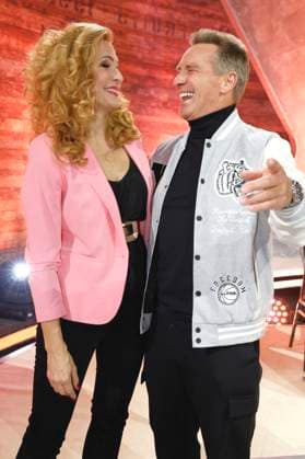 Sonya Kraus und Jürgen Milski beim 30. RTL-Spendenmarathon 2025 im Studio 8 der EMG Studios. Hürth, 21.11.2025