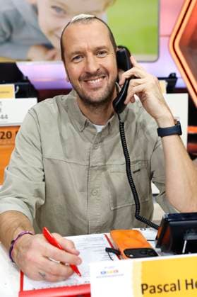 Pascal Hens beim 30. RTL-Spendenmarathon 2025 im Studio 8 der EMG Studios. Hürth, 21.11.2025
