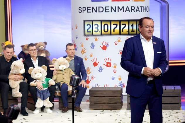 Wolfram Kons beim 30. RTL-Spendenmarathon 2025 im Studio 8 der EMG Studios. Hürth, 21.11.2025