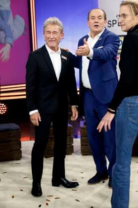 Peter Maffay und Wolfram Kons beim 30. RTL-Spendenmarathon 2025 im Studio 8 der EMG Studios. Hürth, 21.11.2025