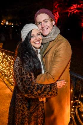 abb- Nadja Jo Klapper und Johannes Heinrichs zu Gast bei der Premiere Weihnachten im Tierpark mit Promis am 21.11.2025 in Berlin Berlin Deutschland