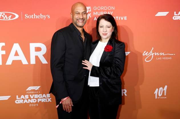 Keegan-Michael Key mit Ehefrau Elle Key bei der amfAR Las Vegas Gala 2025 im Hotel Wynn Las Vegas. Las Vegas, 21.11.2025