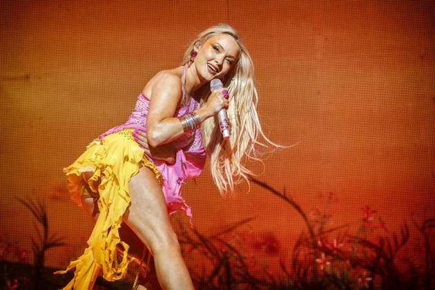 Zara Larsson live in Oslo, Norway Oslo, Norway. 21st, November 2025. The Swedish singer Zara Larsson performs a live concert at Unity Arena in Oslo. Norway, Oslo, Unity Arena  Copyright: xGonzalesxPhoto TerjexDokkenx