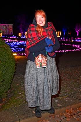 Enie van de Meiklokjes bei der Eröffnung von Weihnachten im Tierpark 2025 am Schloss Friedrichsfelde im Tierpark Berlin. Berlin, 21.11.2025