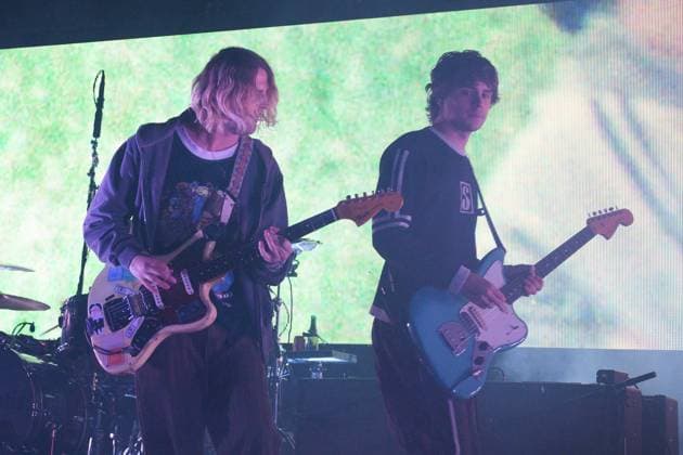 Royel Otis Perform at Brixton Academy, London (L-R) Royel Maddell and Otis Pavlovic of Australian indie pop duo Royal Otis performs on the first of three nights at Brixton Academy, London, England, UK on Friday 21 November 2025 as part of their Meet Me In The Car Tour., Credit:Justin Ng Avalon UK, England, London, Brixton Academy  Copyright: xJustinxNgx xAvalonx 1053812531