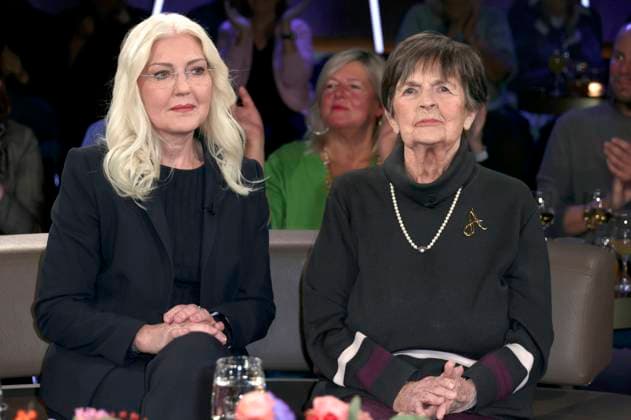 Franziska Walter und Annemarie Streit bei der Aufzeichnung der NDR Talk Show im NDR Fernsehstudio Lokstedt. Hamburg, 21.11.2025