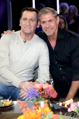 Ingo Naujoks und Sven Martinek bei der Aufzeichnung der NDR Talk Show im NDR Fernsehstudio Lokstedt. Hamburg, 21.11.2025