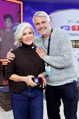 Fernsehmoderatorin Birgit Schrowange und ihr Ehemann Unternehmer Frank Spothelfer beim 30. RTL-Spendenmarathon 2025im Studio 8 der EMG Studios. Hürth, 21.11.2025 NRW Deutschland Copyright: xChristophxHardtx