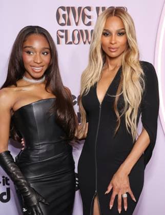 4th Annual Femme It Forward Give Her FlowHERS Gala at The Beverly Hilton Featuring: Normani, Ciara Where: Los Angeles, California, United States When: 21 Nov 2025 Credit: Faye s Vision Cover Images EDITORIAL USE ONLY. NOT FOR USE BY NEWSPAPERS BASED IN THE UK. Copyright: xx coverimg55286050