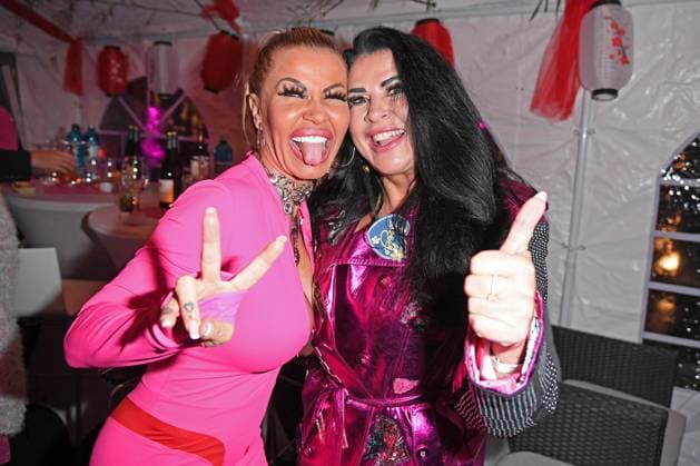 Ginger Costello-Wollersheim, Iris Klein-Katzenberger bei der Geburtstagsfeier zum 40. Geburtstag von Sebastian Franke (Die Frankes) in der Villa Franke in Mörfelden-Walldorf am 22.11.2025