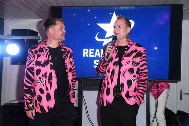 Sebastian Franke mit Ehemann David Franke bei der Geburtstagsfeier zum 40. Geburtstag von Sebastian Franke (Die Frankes) in der Villa Franke in Mörfelden-Walldorf am 22.11.2025