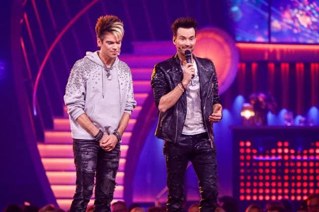 Die Giovanni Zarrella Show aus Offenburg Offenburg, 22.11.2025 Die Ehrlich Brothers bei der Die Giovanni Zarrella Show Live aus der Baden-Arena in Offenburg Baden-Würtenberg Copyright: xMatthiasxGränzdörferx
