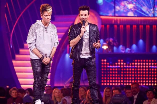 Die Giovanni Zarrella Show aus Offenburg Offenburg, 22.11.2025 Die Ehrlich Brothers bei der Die Giovanni Zarrella Show Live aus der Baden-Arena in Offenburg Baden-Würtenberg Copyright: xMatthiasxGränzdörferx