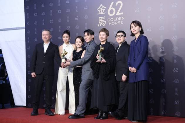 62nd Golden Horse Awards in Taipei TAIPEI, CHINA - NOVEMBER 22, 2025 - Hong Kong actor Will Or and American actress Caitlin Fang and Taiwanese female singer Joanne Attended the 62nd Golden Horse Awards Celebration Banquet in Taipei, China on November 22, 2025. Taipei Taiwan China  Copyright: xCFOTOx i1763914483747