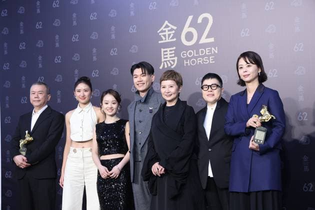 62nd Golden Horse Awards in Taipei TAIPEI, CHINA - NOVEMBER 22, 2025 - Hong Kong actor Will Or and American actress Caitlin Fang and Taiwanese female singer Joanne Attended the 62nd Golden Horse Awards Celebration Banquet in Taipei, China on November 22, 2025. Taipei Taiwan China  Copyright: xCFOTOx i1763914484418