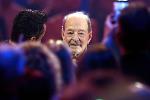 ZDF - Die Giovanni Zarrella Show . Ralph Siegel während der ZDF - Unterhaltungssendung Die Giovanni Zarrella Show am 22.11.2025 in der Messehalle Offenburg. 20251122SBK0066 *** ZDF The Giovanni Zarrella Show Ralph Siegel during the ZDF entertainment program The Giovanni Zarrella Show on 22 11 2025 in the exhibition hall Offenburg 20251122SBK0066