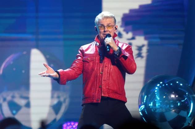 ZDF - Die Giovanni Zarrella Show . Sänger Markus Mörl während der ZDF - Unterhaltungssendung Die Giovanni Zarrella Show am 22.11.2025 in der Messehalle Offenburg. 20251122SBK0110