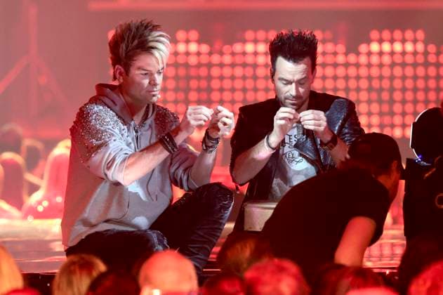 Ehrlich Brothers in der ZDF-Musikshow Die Giovanni Zarrella Show live aus der Messe Offenburg. Offenburg, 22.11.2025