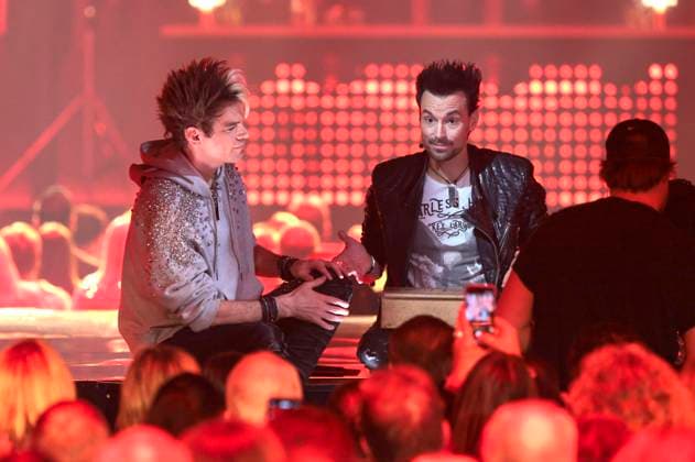 Ehrlich Brothers in der ZDF-Musikshow Die Giovanni Zarrella Show live aus der Messe Offenburg. Offenburg, 22.11.2025