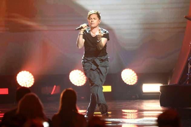 Michael Patrick Kelly in der ZDF-Musikshow Die Giovanni Zarrella Show live aus der Messe Offenburg. Offenburg, 22.11.2025
