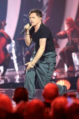 Michael Patrick Kelly in der ZDF-Musikshow Die Giovanni Zarrella Show live aus der Messe Offenburg. Offenburg, 22.11.2025