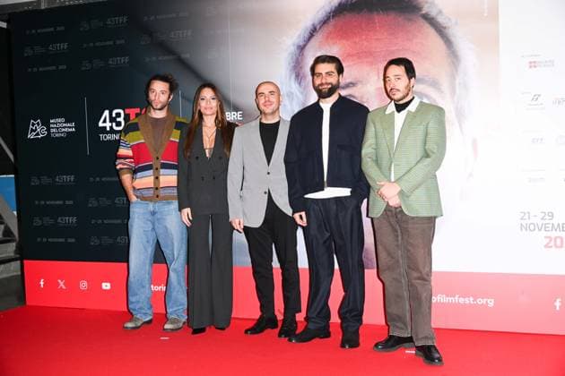 43 Turin Film Festival 2025, Day 2 - Photocall the Protagonist In the photo: Morena Gentile, Pierluigi Gigante, Fabrizio Benvenuto, Josafast Vanni, Pierfrancesco Nacca  Copyright: xManuelexMangiarottix xipa-agency.netx xMangiarottix xD avanzox IPA_Agency_IPA68286309